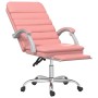 Silla de oficina reclinable masaje cuero sintético rosa de vidaXL, Sillas de oficina - Ref: Foro24-349731, Precio: 133,81 €, ...