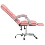 Pink synthetic leather massage reclining office chair by vidaXL, Office chairs - Ref: Foro24-349731, Price: 137,08 €, Discoun...