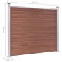 Brown WPC Fence Panel Set 872x146 cm by vidaXL, fence panels - Ref: Foro24-3070454, Price: 1,00 €, Discount: %