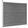 Set de panel de valla WPC gris 526x146 cm de vidaXL, Paneles de vallas - Ref: Foro24-3070456, Precio: 929,75 €, Descuento: %