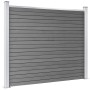 Set de panel de valla WPC gris 526x146 cm de vidaXL, Paneles de vallas - Ref: Foro24-3070456, Precio: 929,75 €, Descuento: %