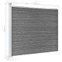 Set de panel de valla WPC gris 526x146 cm de vidaXL, Paneles de vallas - Ref: Foro24-3070456, Precio: 929,75 €, Descuento: %