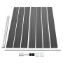 Schwarzes WPC-Zaunelement-Set 699 x 146 cm von vidaXL, Zaunpaneele - Ref: Foro24-3070461, Preis: 1,00 €, Rabatt: %