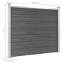 Schwarzes WPC-Zaunelement-Set 699 x 146 cm von vidaXL, Zaunpaneele - Ref: Foro24-3070461, Preis: 1,00 €, Rabatt: %