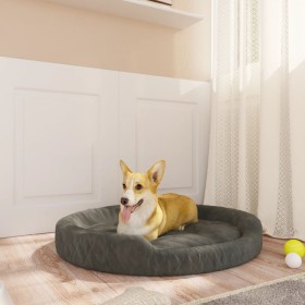 Gray plush dog bed 70x55x23 cm by vidaXL, Beds for dogs - Ref: Foro24-171385, Price: 29,99 €, Discount: %