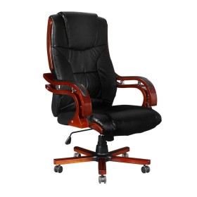 High-back Leather Executive Chair by vidaXL, Office chairs - Ref: Foro24-20037, Price: 222,99 €, Discount: %