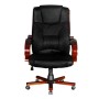 Sillón Ejecutivo De Cuero Con Respaldo Alto de vidaXL, Sillas de oficina - Ref: Foro24-20037, Precio: 222,04 €, Descuento: %