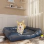 Dark blue synthetic leather dog bed 105x80x25 cm by vidaXL, Beds for dogs - Ref: Foro24-171236, Price: 50,99 €, Discount: %