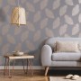 DUTCH WALLCOVERINGS Papel pintado Fawning Feather gris y oro rosa de DUTCH WALLCOVERINGS, Papel pintado - Ref: Foro24-437412,...