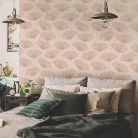 DUTCH WALLCOVERINGS Blush Pink Fleur Wallpaper by DUTCH WALLCOVERINGS, Painted paper - Ref: Foro24-437423, Price: 30,99 €, Di...