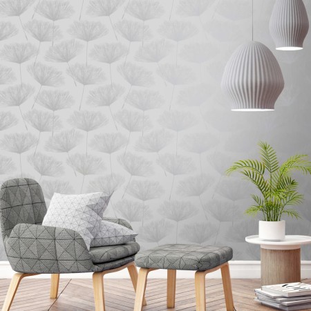 DUTCH WALLCOVERINGS Papel pintado Fleur gris de DUTCH WALLCOVERINGS, Papel pintado - Ref: Foro24-437422, Precio: 23,68 €, Des...