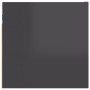 Glossy gray wall living room furniture 30.5x30x30 cm by vidaXL, TV Furniture - Ref: Foro24-804505, Price: 35,79 €, Discount: %