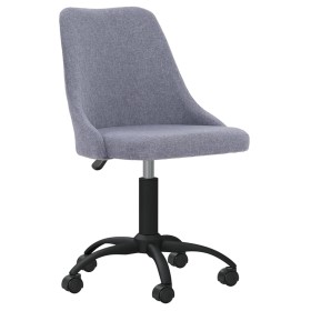 Light gray fabric swivel dining chair by vidaXL, dining chairs - Ref: Foro24-330866, Price: 84,55 €, Discount: %