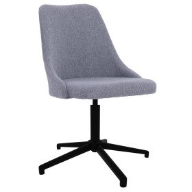 Light Gray Fabric Swivel Dining Chair by vidaXL, dining chairs - Ref: Foro24-330890, Price: 66,99 €, Discount: %