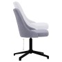 Light Gray Fabric Swivel Dining Chair by vidaXL, dining chairs - Ref: Foro24-330890, Price: 66,97 €, Discount: %