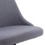 Light Gray Fabric Swivel Dining Chair by vidaXL, dining chairs - Ref: Foro24-330890, Price: 66,97 €, Discount: %