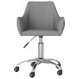 Light gray fabric swivel dining chair by vidaXL, dining chairs - Ref: Foro24-330925, Price: 93,87 €, Discount: %