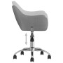 Light gray fabric swivel dining chair by vidaXL, dining chairs - Ref: Foro24-330925, Price: 93,87 €, Discount: %