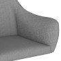 Light gray fabric swivel dining chair by vidaXL, dining chairs - Ref: Foro24-330925, Price: 93,87 €, Discount: %