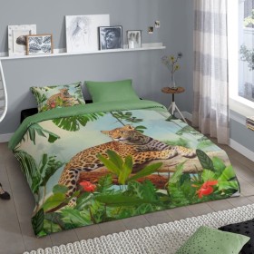 Good Morning JUNGLE duvet cover 135x200 cm multicolor by Good Morning, Duvet covers - Ref: Foro24-437855, Price: 42,99 €, Dis...