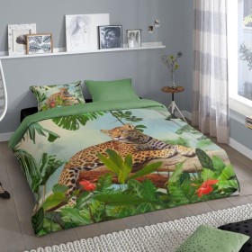 Good Morning JUNGLE Bettbezug 155x220 cm mehrfarbig von Good Morning, Bettbezüge - Ref: Foro24-437856, Preis: 47,99 €, Rabatt: %