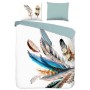 Good Morning Funda de edredón FEATHER 155x220 cm multicolor de Good Morning, Fundas de nórdico - Ref: Foro24-437861, Precio: ...