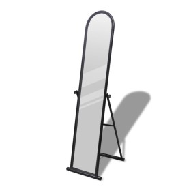 Full-length black standing mirror by vidaXL, Mirrors - Ref: Foro24-240579, Price: 71,54 €, Discount: %