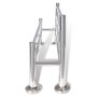 Stainless steel towel rack 6 tubes by vidaXL, Towel racks - Ref: Foro24-140334, Price: 25,86 €, Discount: %