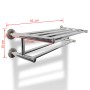 Stainless steel towel rack 6 tubes by vidaXL, Towel racks - Ref: Foro24-140334, Price: 25,86 €, Discount: %