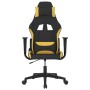 Yellow and black fabric gaming chair by vidaXL, Gaming chairs - Ref: Foro24-3143736, Price: 117,64 €, Discount: %