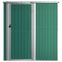 Cobertizo de jardín acero galvanizado verde 180,5x97x209,5 cm de vidaXL, Cobertizos - Ref: Foro24-150903, Precio: 228,99 €, D...