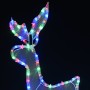 Reno y trineo de Navidad con malla 432 LED de vidaXL, Luces de Navidad - Ref: Foro24-329817, Precio: 59,21 €, Descuento: %