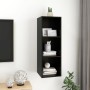 Mueble de pared para TV madera contrachapada negro 37x37x107 cm de vidaXL, Muebles TV - Ref: Foro24-805481, Precio: 49,78 €, ...