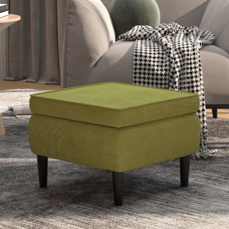 Hocker mit hellgrünen Samtholzbeinen von vidaXL, Klapphocker und Stühle - Ref: Foro24-329439, Preis: 67,65 €, Rabatt: %