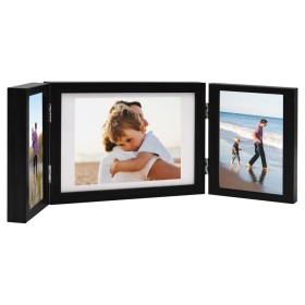 Black triple collage photo frame 28x18 cm+2x(13x18 cm) by vidaXL, Photo frames - Ref: Foro24-332755, Price: 17,90 €, Discount: %