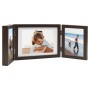 Dark brown triple photo collage frame 28x18 cm + 2x(13x18 cm) by vidaXL, Photo frames - Ref: Foro24-332751, Price: 14,60 €, D...