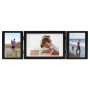 Black triple collage photo frame 28x18 cm+2x(13x18 cm) by vidaXL, Photo frames - Ref: Foro24-332755, Price: 17,90 €, Discount: %