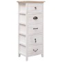 Paulownia wood auxiliary cabinet 35x25x87 cm by vidaXL, Drawers - Ref: Foro24-284077, Price: 96,09 €, Discount: %