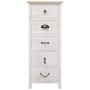 Paulownia wood auxiliary cabinet 35x25x87 cm by vidaXL, Drawers - Ref: Foro24-284077, Price: 96,09 €, Discount: %