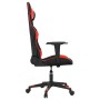 Black and red synthetic leather gaming chair by vidaXL, Gaming chairs - Ref: Foro24-3143754, Price: 129,66 €, Discount: %