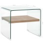 Transparenter Couchtisch aus gehärtetem Glas 50x50x45 cm von vidaXL, Couchtisch - Ref: Foro24-284742, Preis: 169,93 €, Rabatt: %