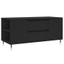 Mesa de centro madera de ingeniería negro 102x44,5x50 cm de vidaXL, Mesas de centro - Ref: Foro24-830989, Precio: 77,33 €, De...