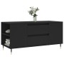 Mesa de centro madera de ingeniería negro 102x44,5x50 cm de vidaXL, Mesas de centro - Ref: Foro24-830989, Precio: 77,33 €, De...