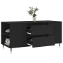 Mesa de centro madera de ingeniería negro 102x44,5x50 cm de vidaXL, Mesas de centro - Ref: Foro24-830989, Precio: 77,33 €, De...