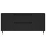 Mesa de centro madera de ingeniería negro 102x44,5x50 cm de vidaXL, Mesas de centro - Ref: Foro24-830989, Precio: 77,33 €, De...