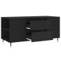 Mesa de centro madera de ingeniería negro 102x44,5x50 cm de vidaXL, Mesas de centro - Ref: Foro24-830989, Precio: 77,33 €, De...