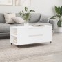 White engineered wood coffee table 102x44.5x50 cm by vidaXL, Coffee table - Ref: Foro24-830988, Price: 76,99 €, Discount: %