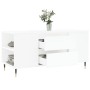 White engineered wood coffee table 102x44.5x50 cm by vidaXL, Coffee table - Ref: Foro24-830988, Price: 76,99 €, Discount: %