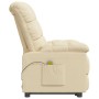 Cream fabric massage chair by vidaXL, Electric massage chairs - Ref: Foro24-289815, Price: 200,11 €, Discount: %