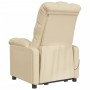 Cream fabric massage chair by vidaXL, Electric massage chairs - Ref: Foro24-289815, Price: 200,11 €, Discount: %